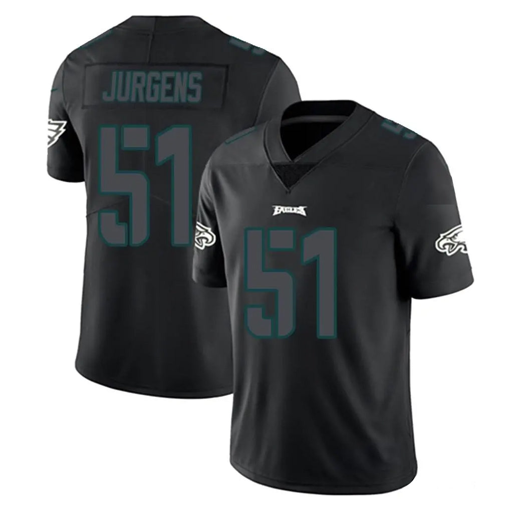 P.Eagles #51 Cam Jurgens Player Limited Black Impact Home Game Ldoa Stitched Jerseys
