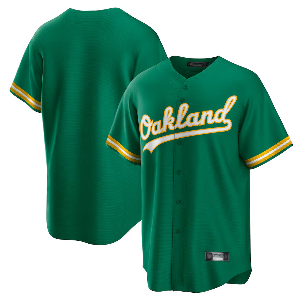 Athletics ## Athletics Blank Player Green Home Game Ldoa Stitched Jerseys