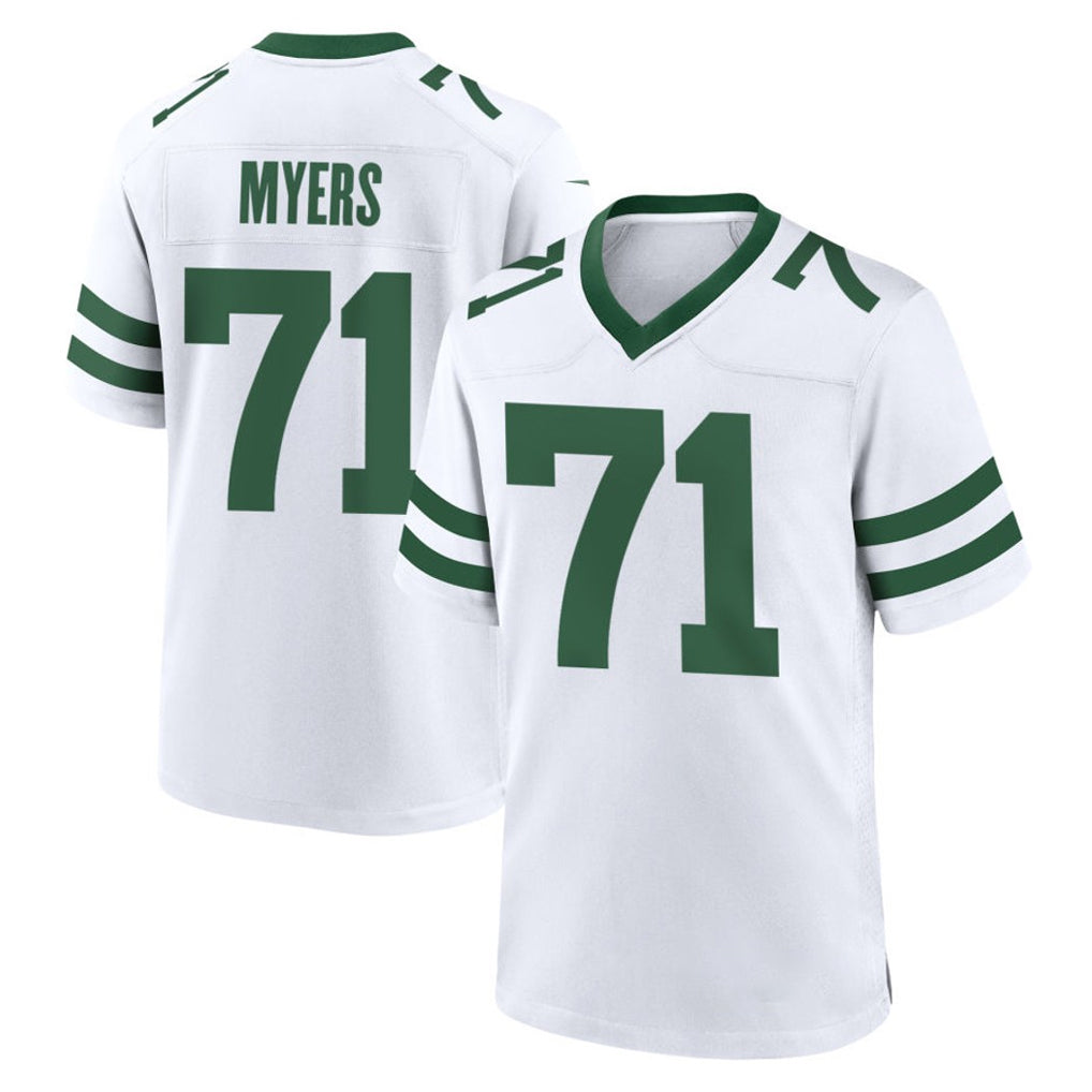 NY.Jets #71 Josh Myers Player White Legacy Home Game Ldoa Stitched Jerseys