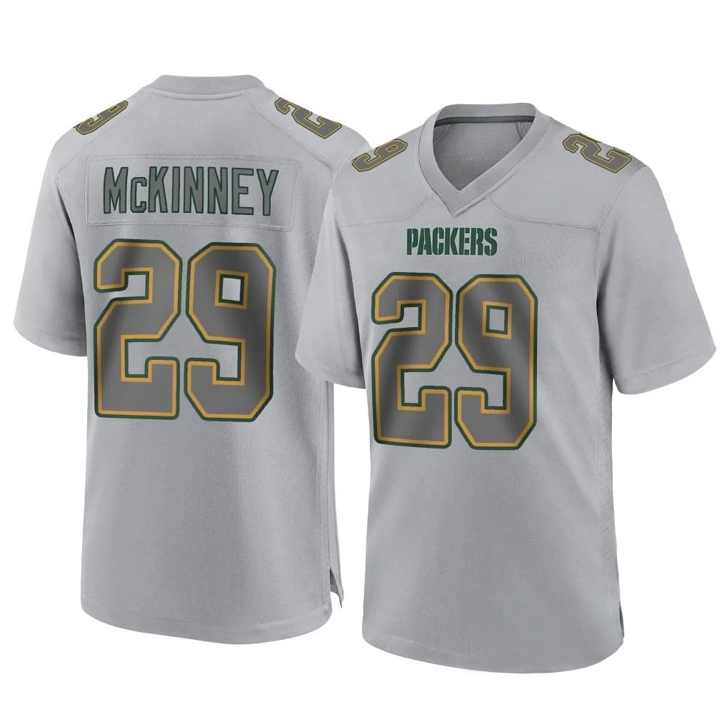 GB.Packers #29 Xavier McKinney Player Gray Atmosphere Fashion Home Game Ldoa Stitched Jerseys