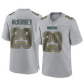 GB.Packers #29 Xavier McKinney Player Gray Atmosphere Fashion Home Game Ldoa Stitched Jerseys