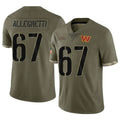 W.Commanders #67 Nick Allegretti Player Olive Salute To Service Limited Home Game Ldoa Stitched Jerseys