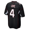 A.Cardinals #4 Jeremiyah Love Player Black Alternate Game Ldoa Stitched Jerseys