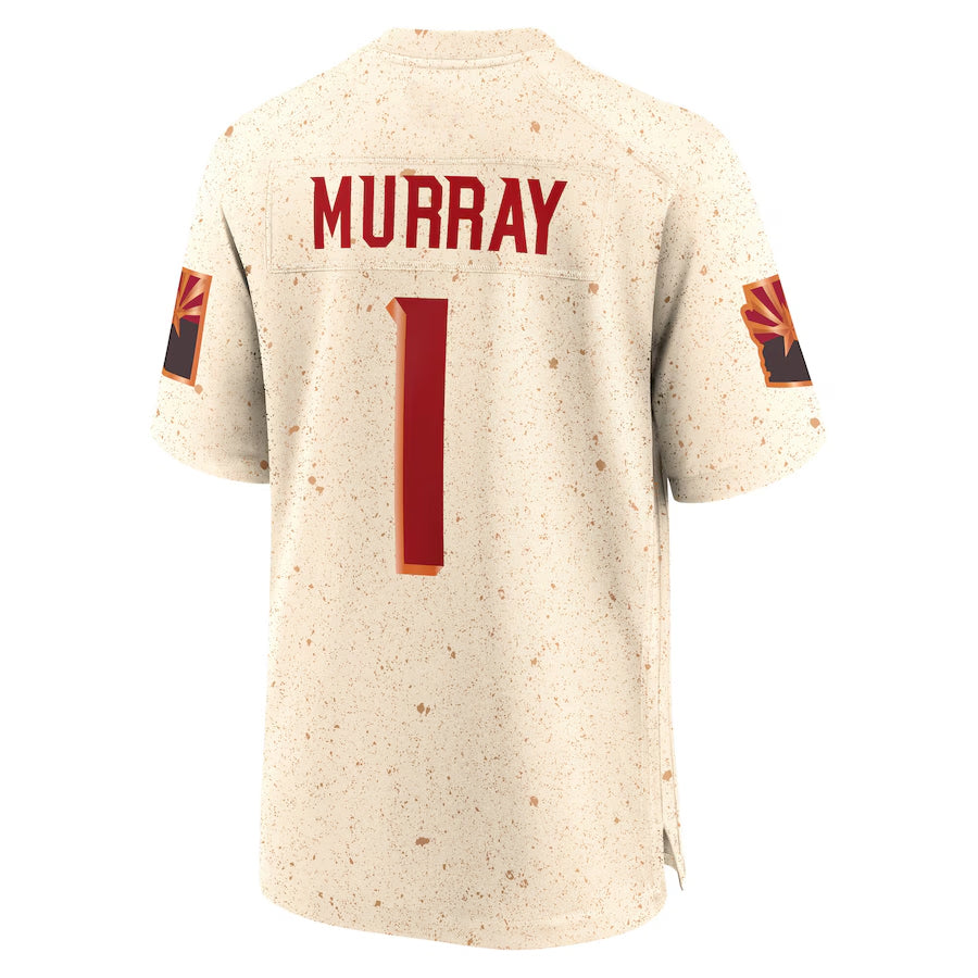 A.Cardinals #1 Kyler Murray Player Cream Rivalries Collection Game Ldoa Stitched Jerseys