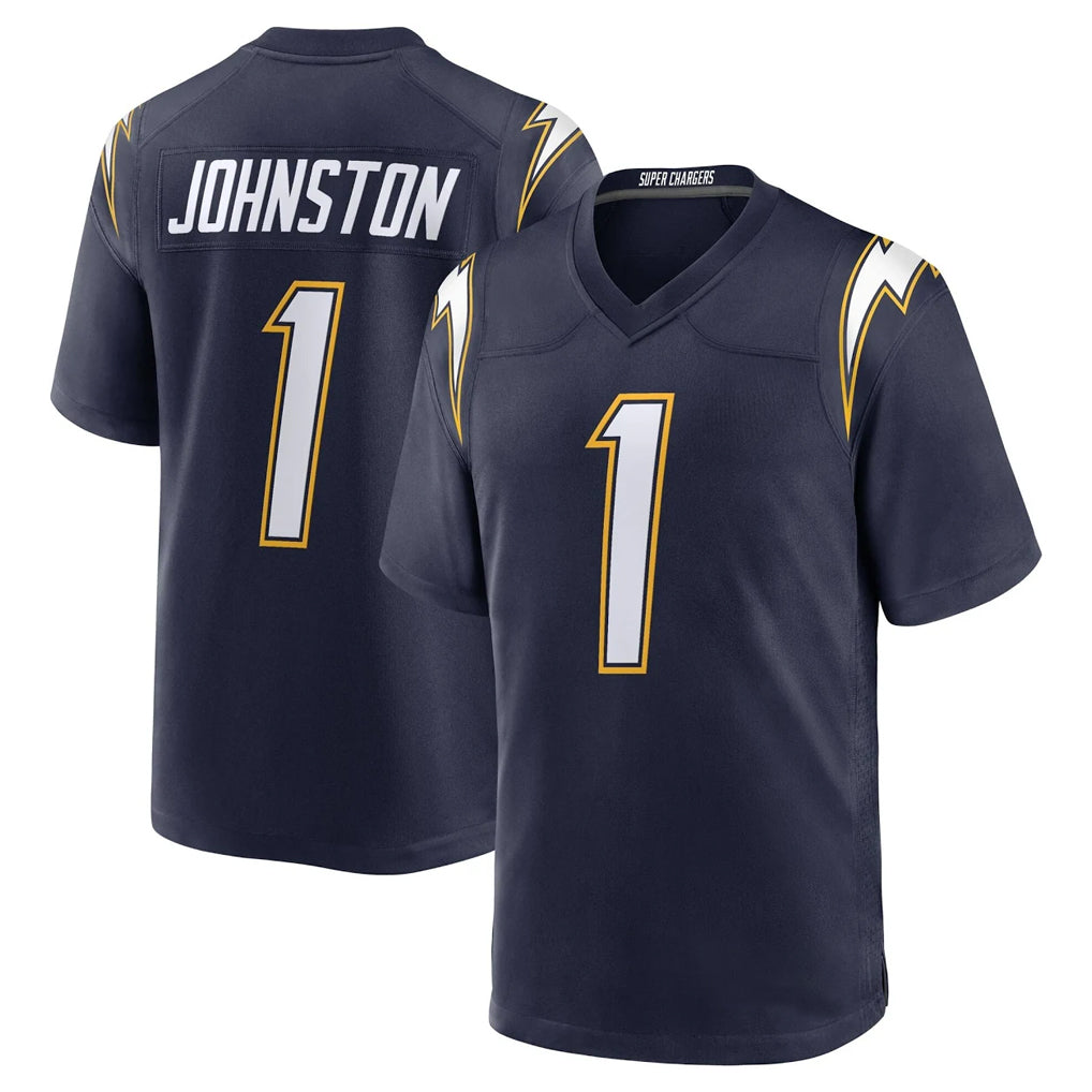 LA.Chargers #1 Quentin Johnston Player Navy Alternate Home Game Ldoa Stitched Jerseys