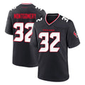 H.Texans #32 David Montgomery Player Navy Team Home Game Ldoa Stitched Jerseys