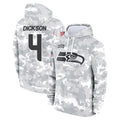 S.Seahawks #4 Michael Dickson Player Arctic Camo Limited Salute to Service Pullover Hoodies Game Ldoa Stitched Jerseys