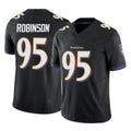 B.Ravens #95 Tavius Robinson Player Black Vapor F.U.S.E. Limited Ldoa Stitched Jerseys
