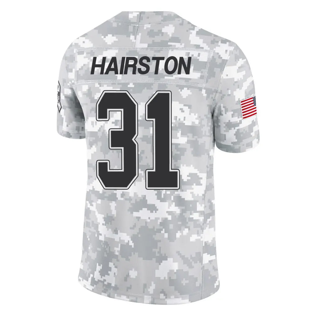 B.Bills #31 Maxwell Hairston Player Arctic Camo Salute to Service Limited Ldoa Stitched Jerseys