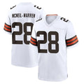 C.Browns #28 Emmanuel McNeil-Warren Player White Home Game Ldoa Stitched Jerseys