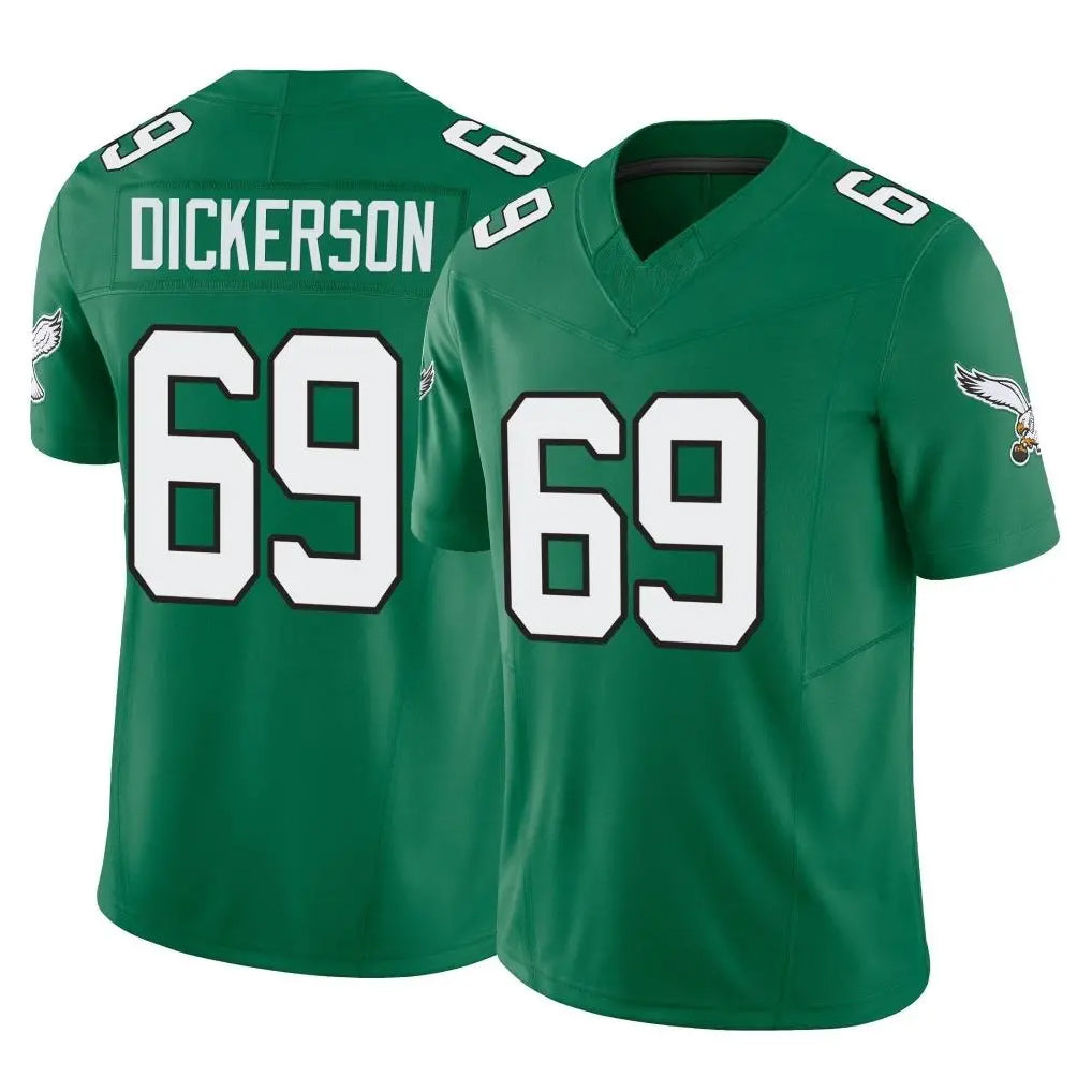 P.Eagles #69 Landon Dickerson Player Green Kelly Alternate Vapor F.U.S.E. Home Game Ldoa Stitched Jerseys