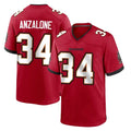 TB.Buccaneers #34 Alex Anzalone Player Red Home Game Ldoa Stitched Jerseys