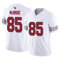 A.Cardinals #85 Trey McBride Player White Vapor F.U.S.E. Limited Home Game Ldoa Stitched Jerseys