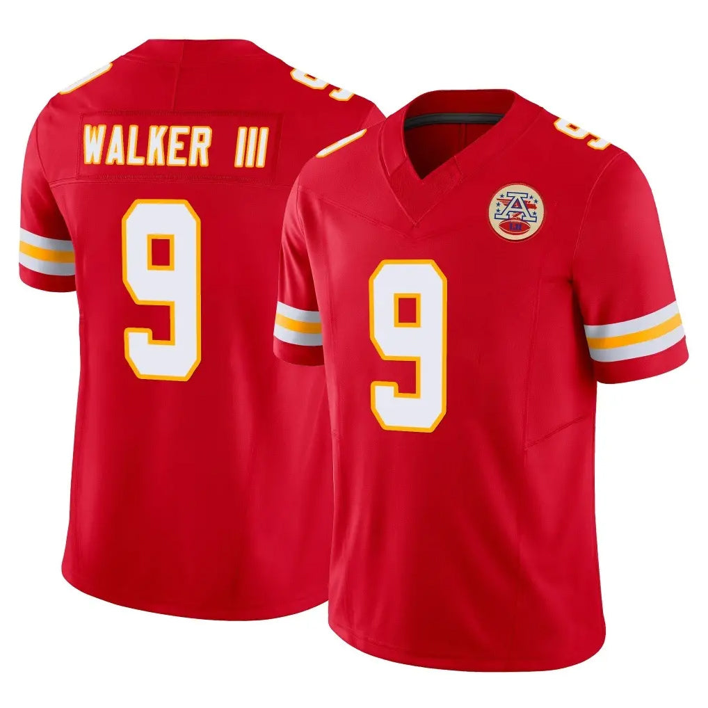 KC.Chiefs #9 Kenneth Walker III Player Red Limited Vapor F.U.S.E. Home Game Ldoa Stitched Jerseys