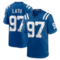 IN.Colts #97 Laiatu Latu Player Royal Home Game Ldoa Stitched Jerseys