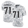M.Vikings #71 Christian Darrisaw Player Arctic Camo Salute To Service Limited Game Ldoa Stitched Jerseys