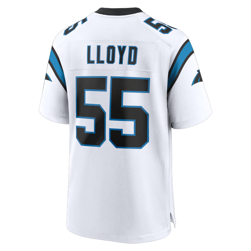 C.Panthers #55 Devin Lloyd Player White Home Game Ldoa Stitched Jerseys