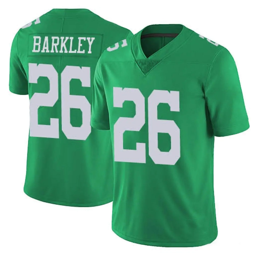 P.Eagles #26 Saquon Barkley Player Green Limited Vapor Untouchable Home Game Ldoa Stitched Jerseys