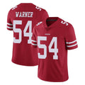 SF.49ers #54 Fred Warner Player Red Limited Vapor Untouchable Home Game Ldoa Stitched Jerseys