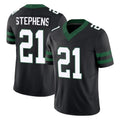 NY.Jets #21 Brandon Stephens Player Black Limited Legacy Vapor F.U.S.E. Home Game Ldoa Stitched Jerseys