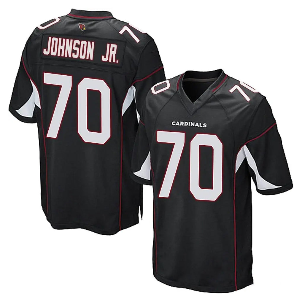 A.Cardinals #70 Paris Johnson Jr. Player Black Home Game Ldoa Stitched Jerseys