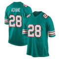 M.Dolphins #28 De'Von Achane Player Aqua Alternate Home Game Ldoa Stitched Jerseys