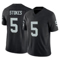 LV.Raiders #5 Eric Stokes Player Black Limited Vapor F.U.S.E. Home Game Ldoa Stitched Jerseys