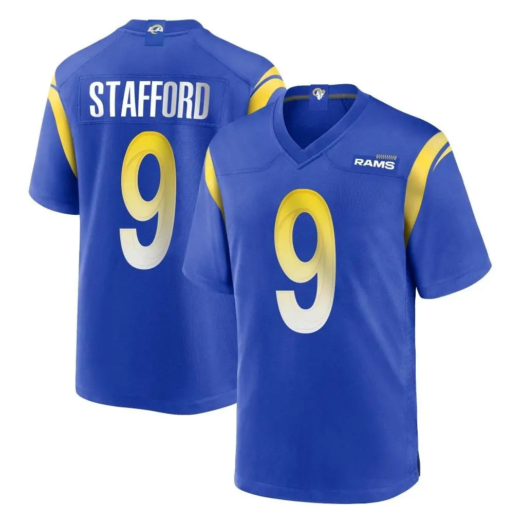 LA.Rams #9 Matthew Stafford Player Royal Home Game Ldoa Stitched Jerseys