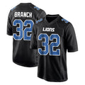 D.Lions #32 Brian Branch Player Black Fashion Home Game Ldoa Stitched Jerseys