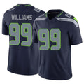 S.Seahawks #99 Leonard Williams Player Navy Limited Vapor F.U.S.E. Home Game Ldoa Stitched Jerseys