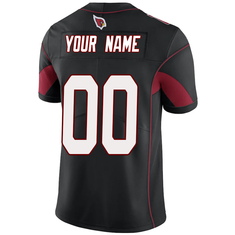 Custom A.Cardinal Black Vapor Limited Elite Ldoa Stitched Jerseys