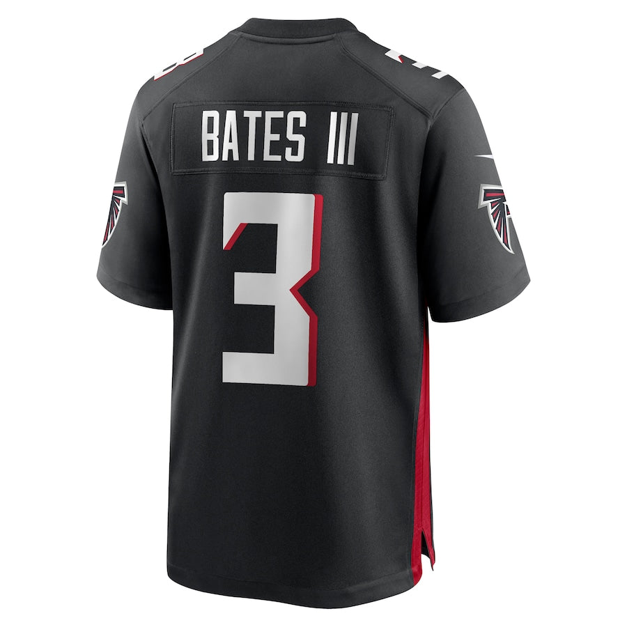 A.Falcons #3 Jessie Bates III Player Black Game Home Ldoa Stitched Jerseys