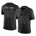 Custom C.Panthers Black Limited Reflective Game Any Name & Numbers Ldoa Stitched Jerseys