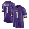 M.Vikings #1 Kyler Murray Player Purple Home Game Ldoa Stitched Jerseys