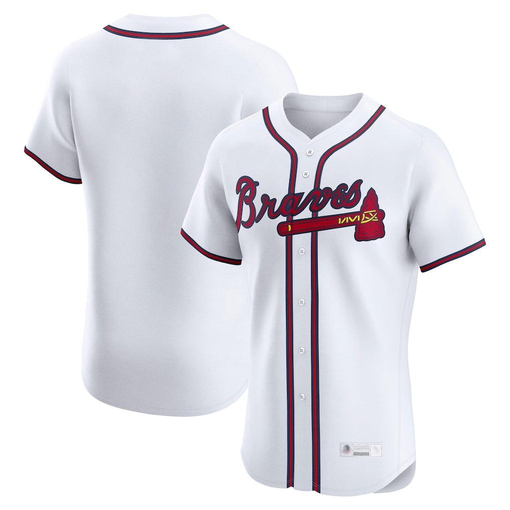 A.Braves ## Braves Blank Player White Gold Limited Elite Home Game Ldoa Stitched Jerseys