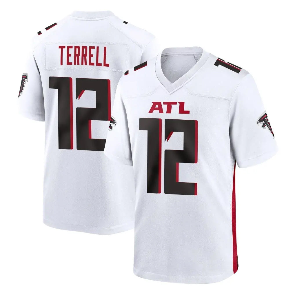A.Falcons #12 Avieon Terrell Player White Home Game Ldoa Stitched Jerseys