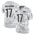 W.Commanders #17 Terry Mclaurin Player Arctic Camo Limited Salute To Service Home Game Ldoa Stitched Jerseys