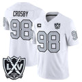LV.Raiders #98 Maxx Crosby Player White 2026 Vapor Limited Home Game Ldoa Stitched Jerseys