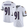 B.Ravens #91 Trey Hendrickson Player White Vapor Untouchable Game Ldoa Stitched Jerseys