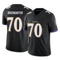 B.Ravens #70 Roger Rosengarten Player Black Vapor F.U.S.E. Limited Ldoa Stitched Jerseys