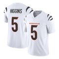 C.Bengals #5 Tee Higgins Player White Vapor F.U.S.E. Limited Home Game Ldoa Stitched Jerseys