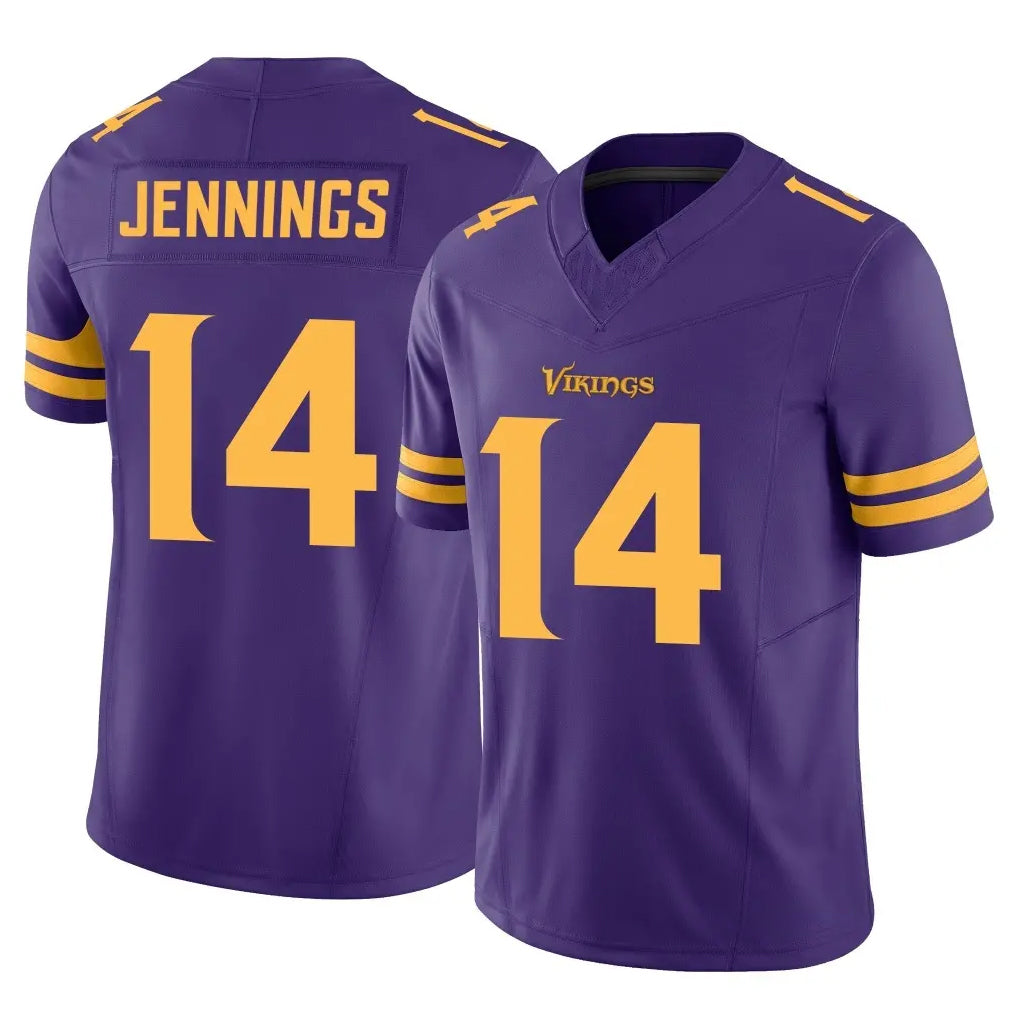 M.Vikings #14 Jauan Jennings Player Purple Limited Alternate Vapor F.U.S.E. Home Game Ldoa Stitched Jerseys