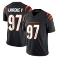 C.Bengals #97 Dexter Lawrence II Player Black Vapor F.U.S.E. Limited Home Game Ldoa Stitched Jerseys