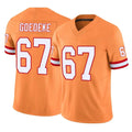 TB.Buccaneers #67 Luke Goedeke Player Orange Limited Vapor F.U.S.E. Home Game Ldoa Stitched Jerseys