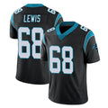 C.Panthers #68 Damien Lewis Player Black Vapor Untouchable Limited Game Ldoa Stitched Jerseys