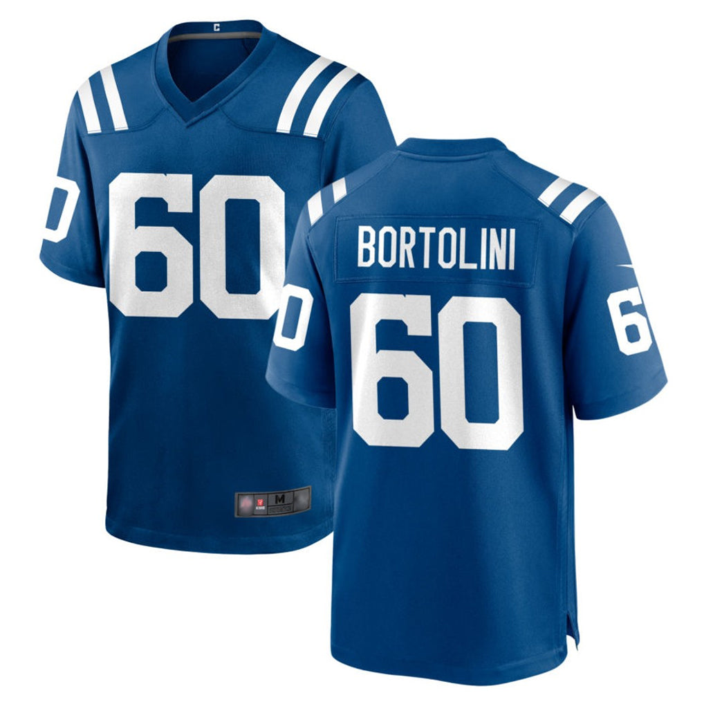 IN.Colts #60 Tanor Bortolini Player Royal Home Game Ldoa Stitched Jerseys