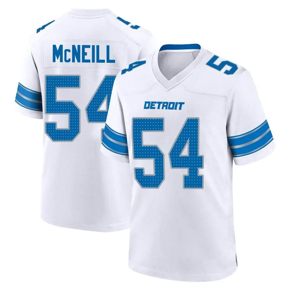 D.Lions #54 Alim McNeill Player White Alternate Home Game Ldoa Stitched Jerseys