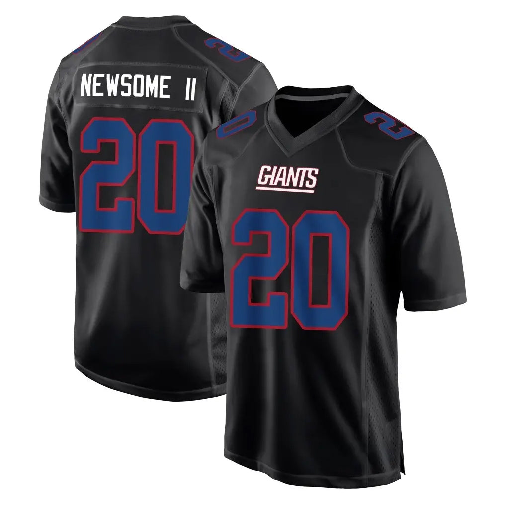 NY.Giants #20 Greg Newsome II Player Carbon Fashion Limited Home Game Ldoa Stitched Jerseys