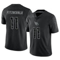 A.Cardinals #11 Larry Fitzgerald Player Black RFLCTV Limited Ldoa Stitched Jerseys