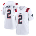 NE.Patriots #2 Harold Landry III Player White Home Game Ldoa Stitched Jerseys